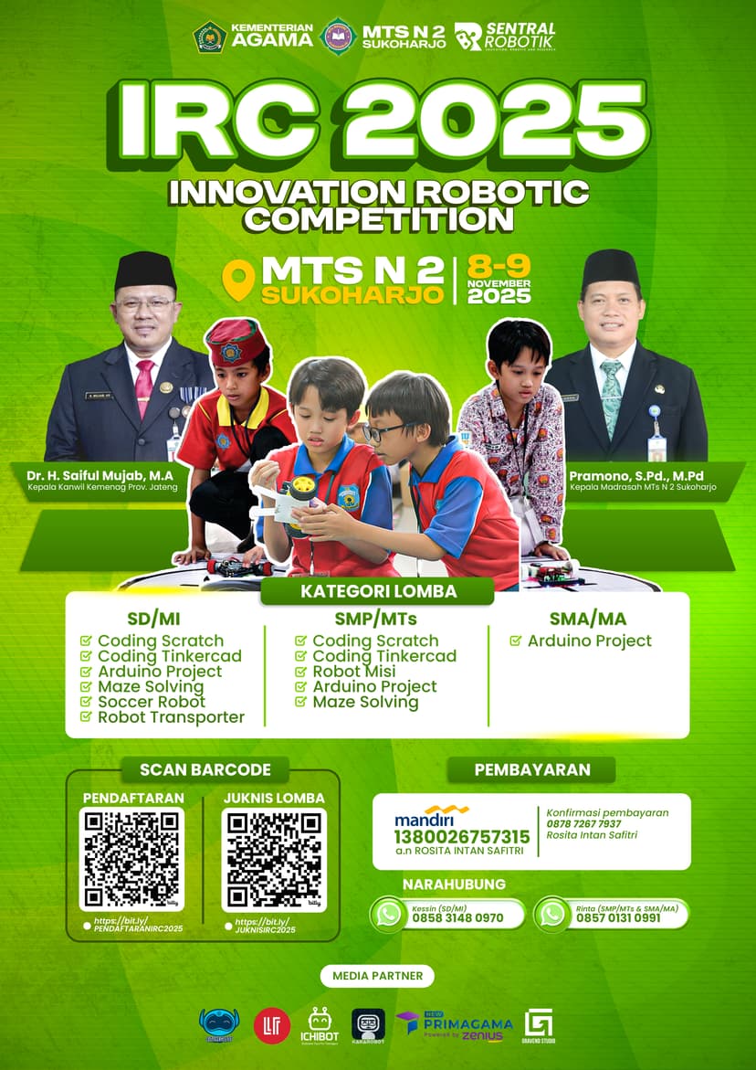 Banner IRC Robotik 2025